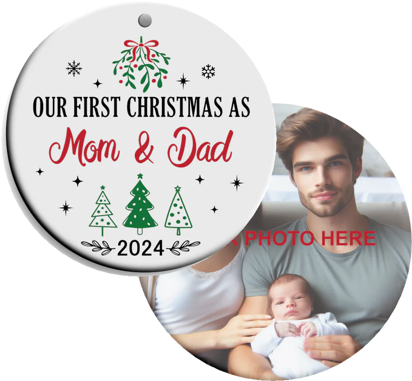 Ornament - First Christmas As Mom & Dad