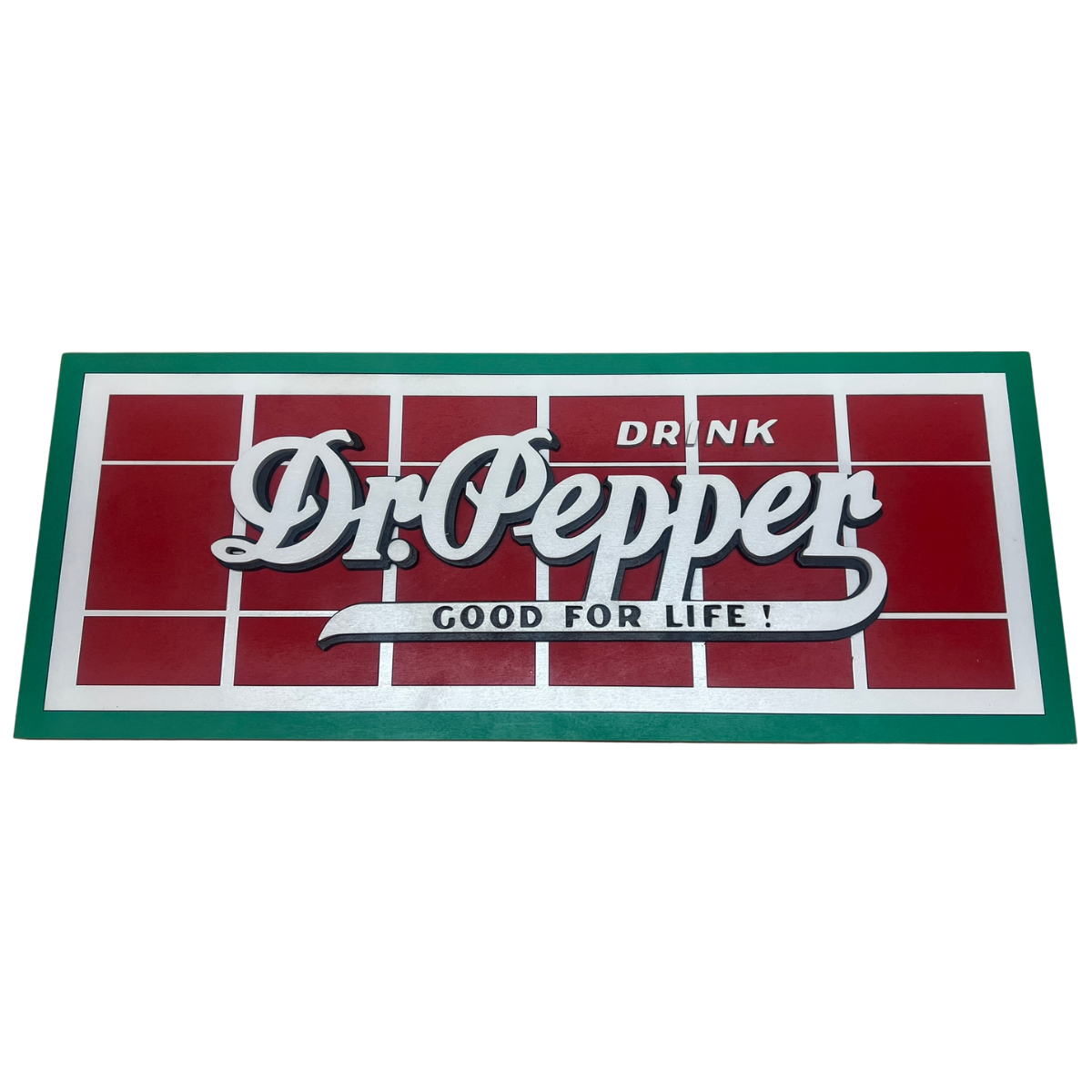 3D Layered Dr. Pepper Sign