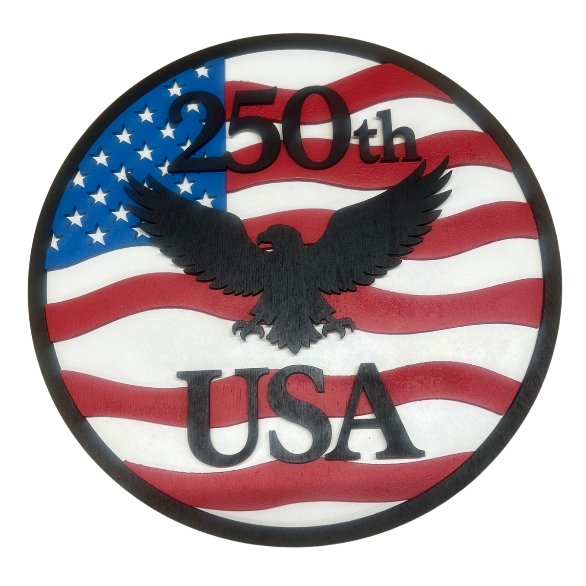 USA 250th Anniversary 3D Round