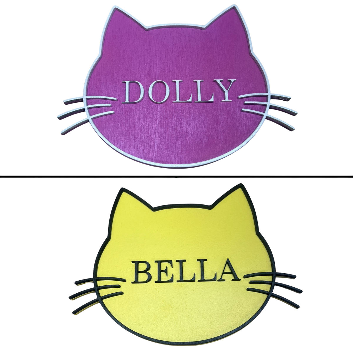 Custom 3D Cat Name Plates
